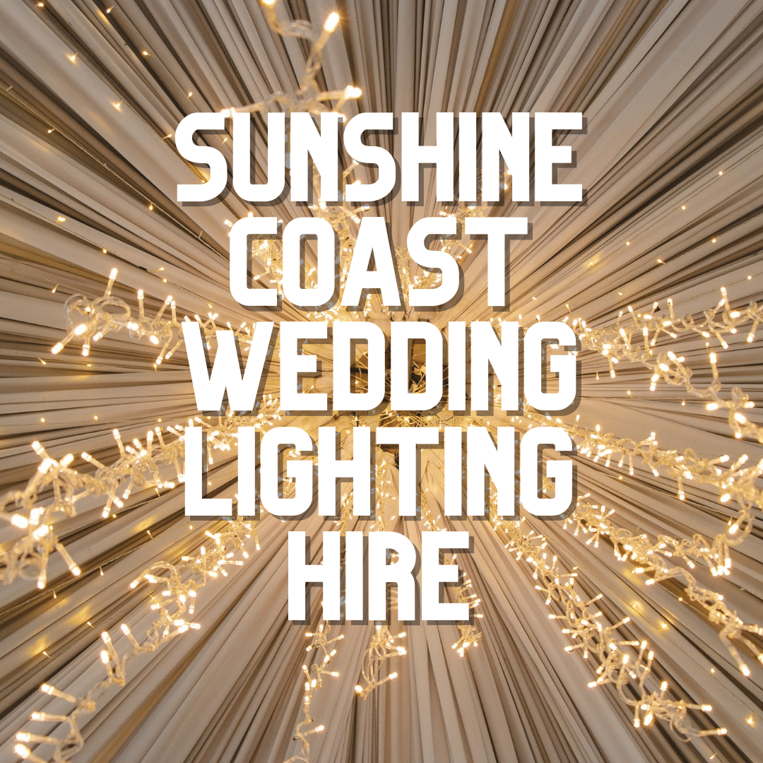 Sunshine Coast Wedding Lighting Hire